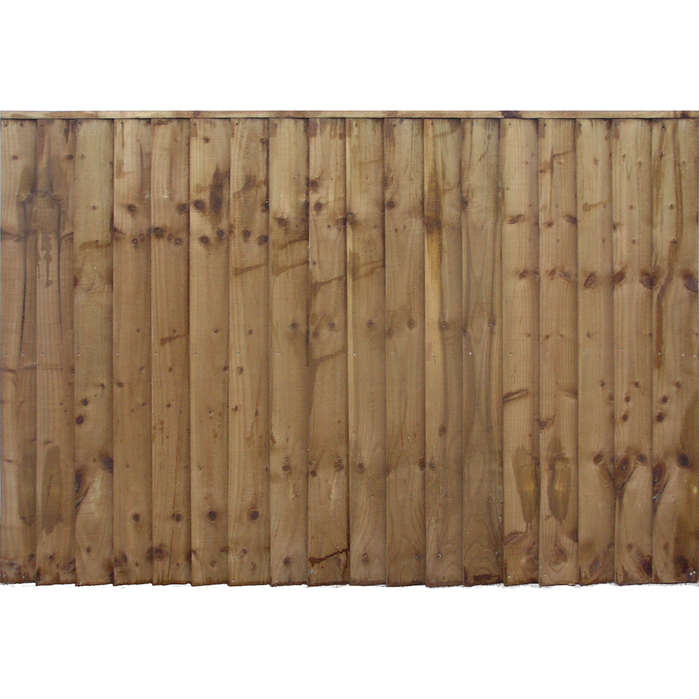 6ft Brown Feather Edge Closeboard Panels