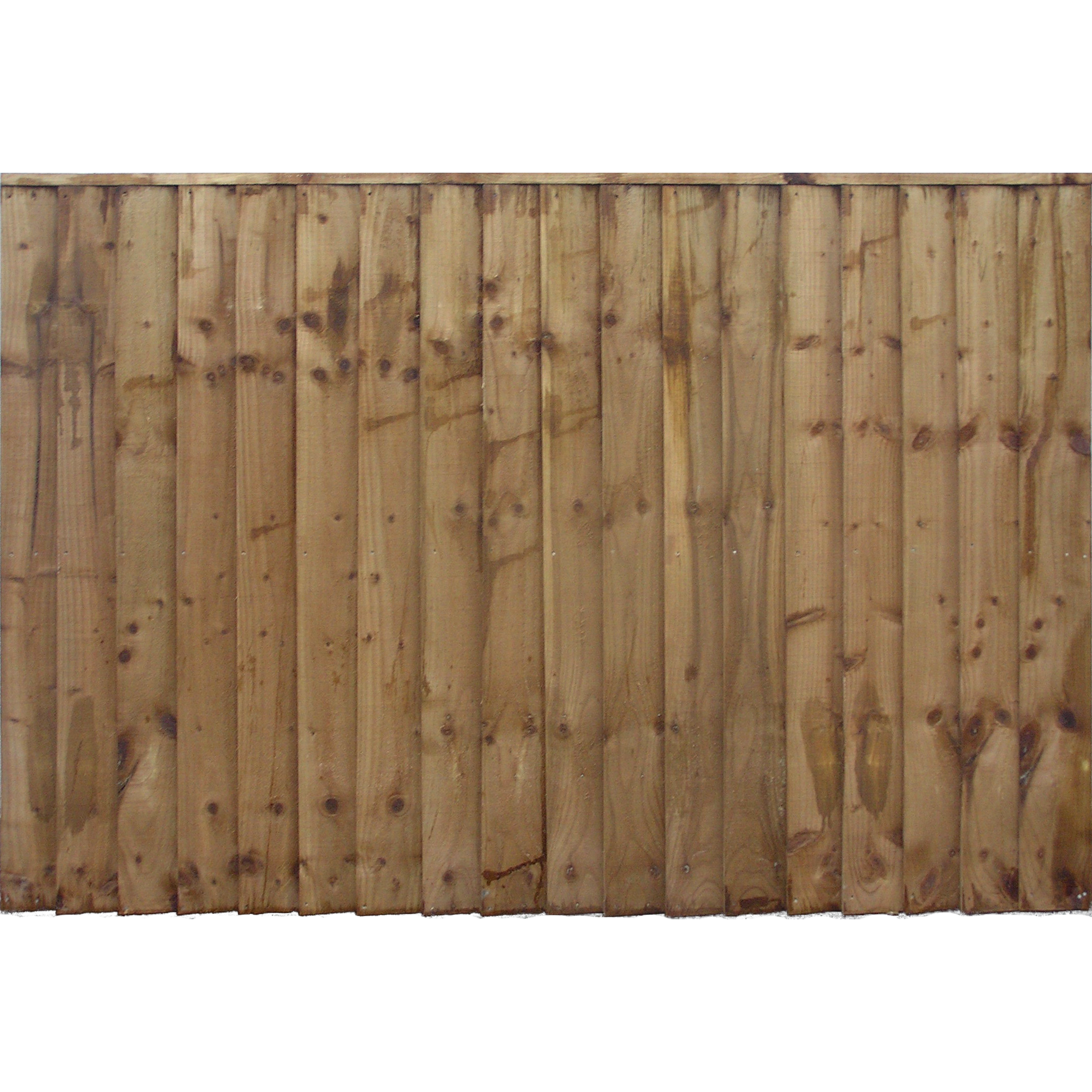 6ft Brown Feather Edge Closeboard Panels - Double Sided