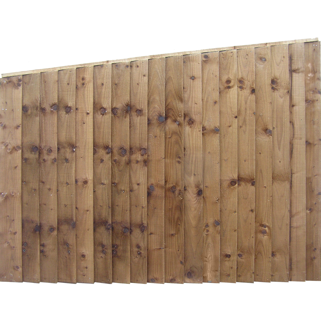 Transitional - 6ft Brown Feather Edge Closeboard Panels
