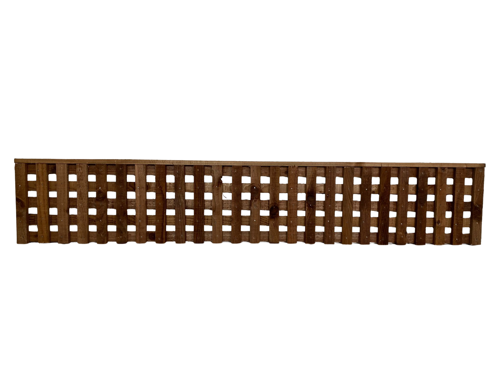 6' Double Latted Flat Top Square Trellis