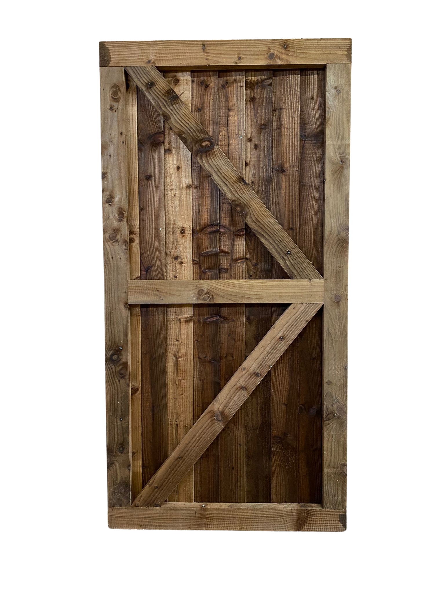 Framed Featheredge Closeboard Gate - Flat Top