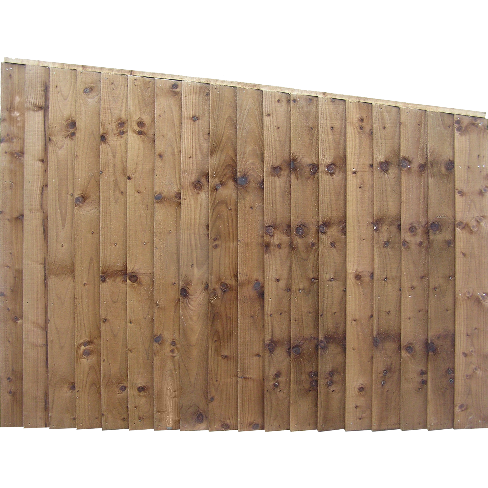 6' Brown Feather Edge Closeboard Panels - Transitional