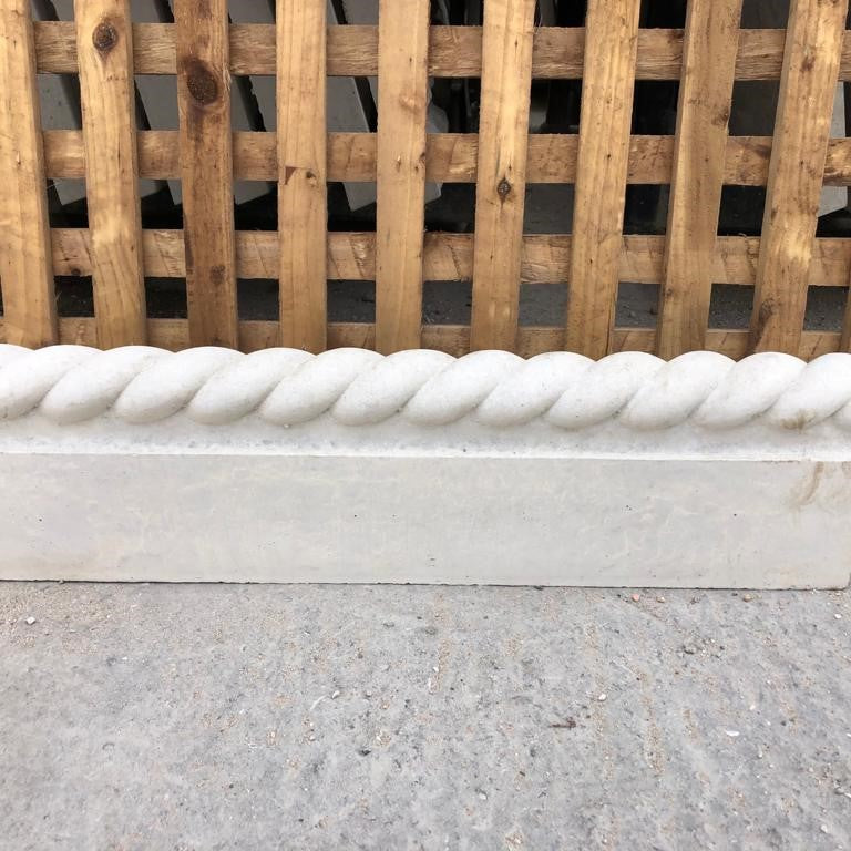 Concrete Rope Top Edging - Ascot Fencing
